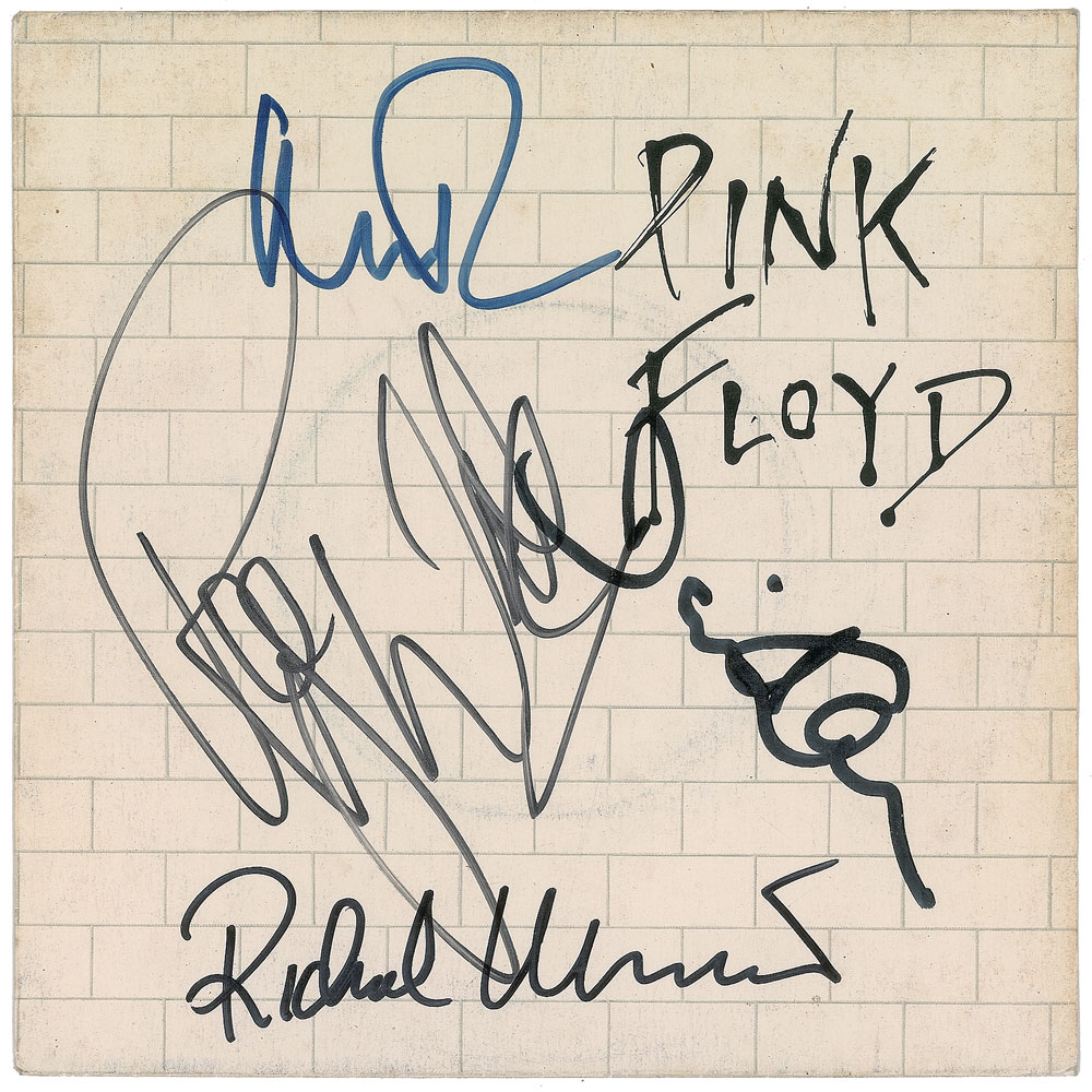 Lot #2156 Pink Floyd Signed 45 RPM