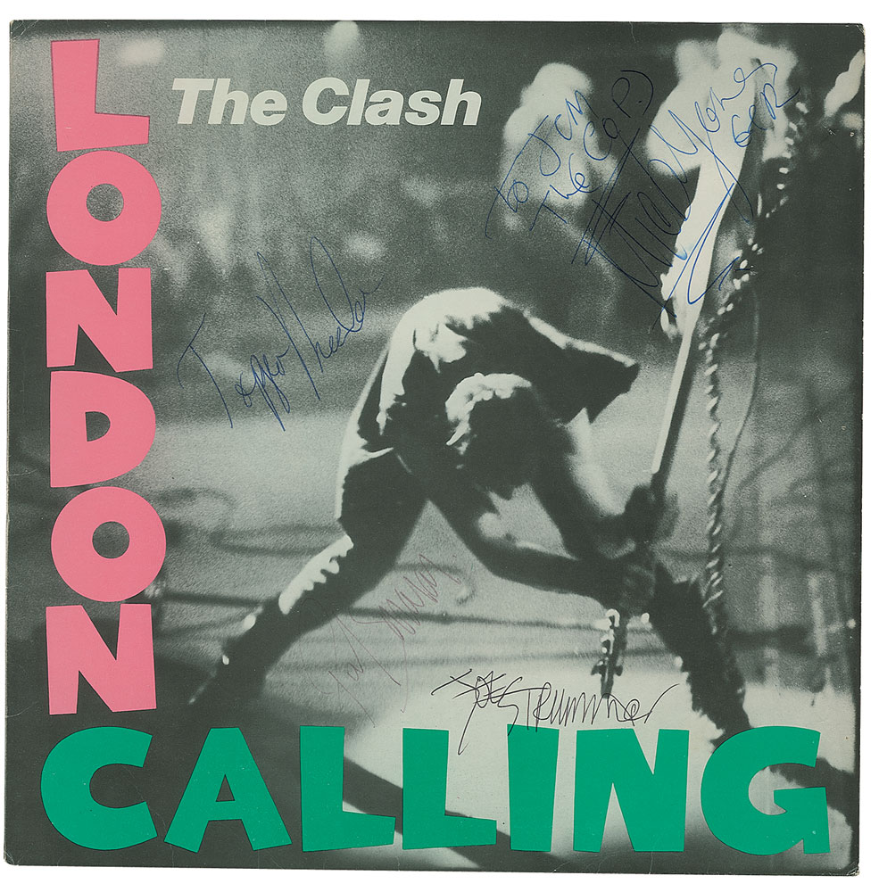 Lot #2428 The Clash Signed Album