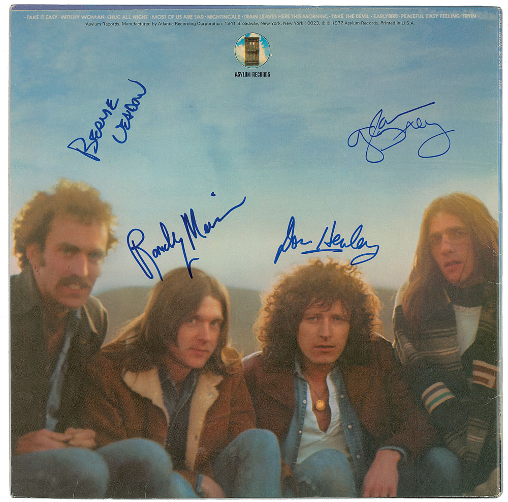 Lot #2330 Eagles Signed Album