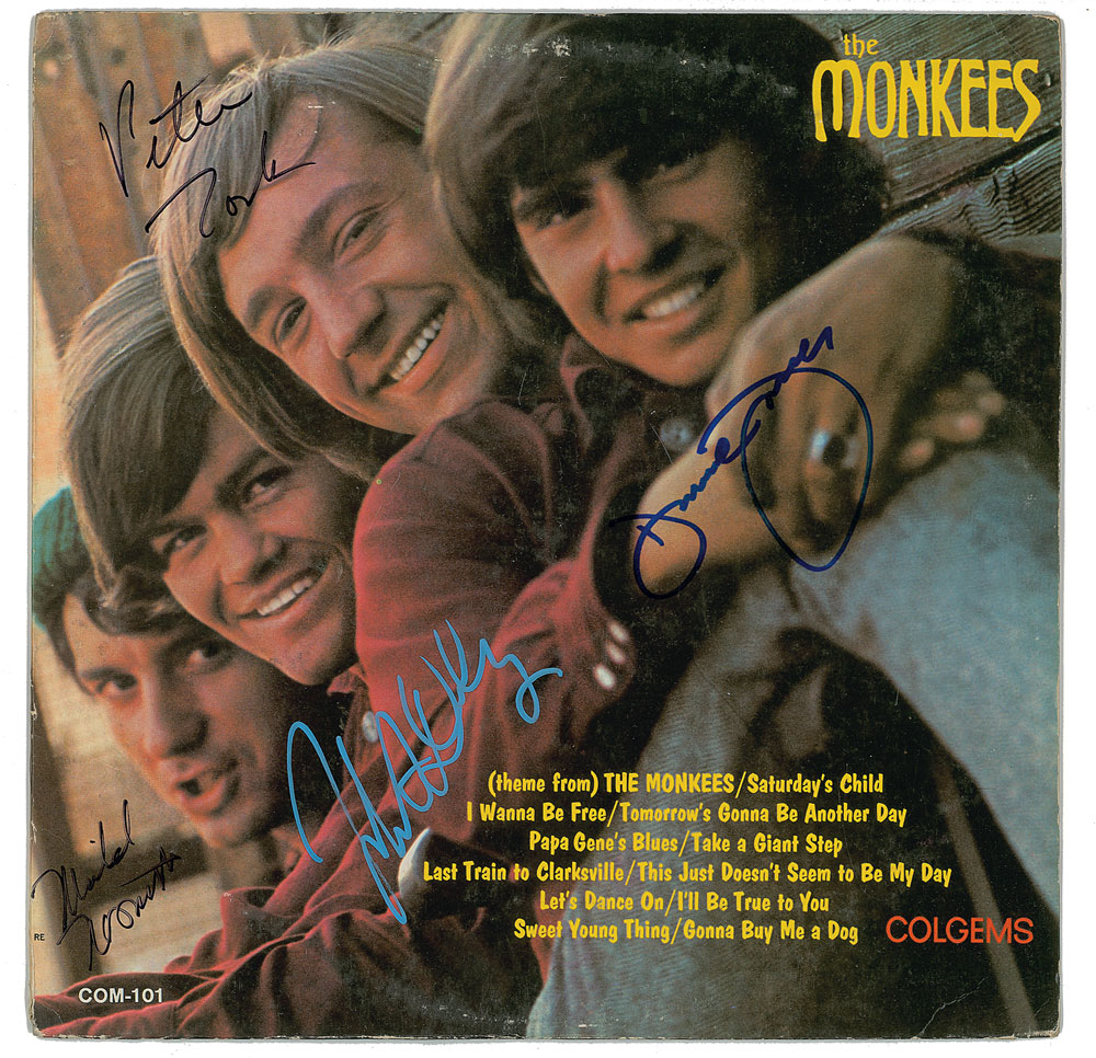 Lot #2290 The Monkees Signed Album
