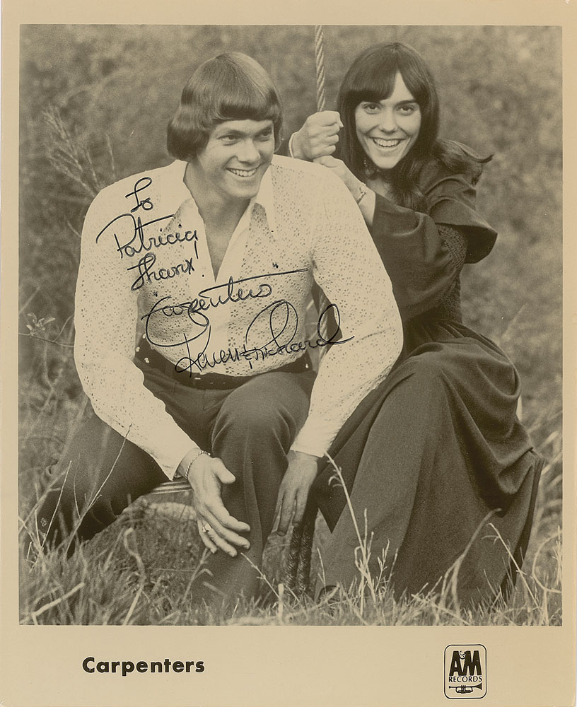 Lot #2325 The Carpenters Signed Photograph