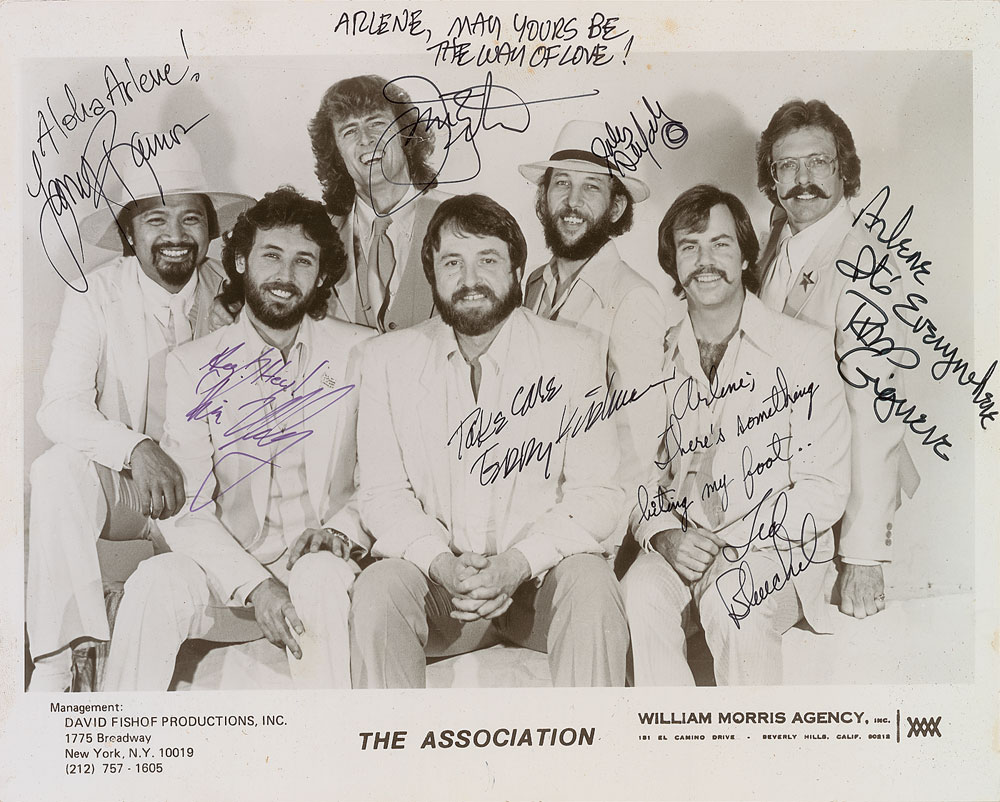 Lot #2267 The Association Signed Photograph