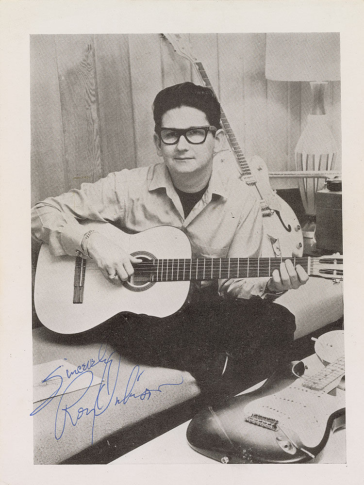 Lot #2217 Roy Orbison Signed Photograph