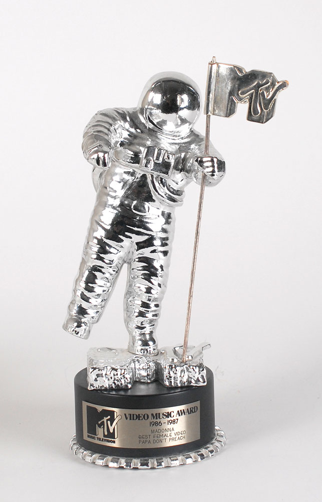 Lot #2168 Madonna’s MTV Video Music Award for ‘Papa Don’t Preach’ - Image 1