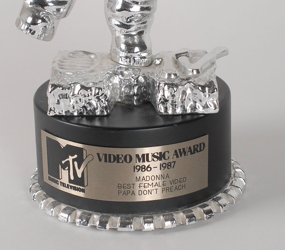 Lot #2168 Madonna’s MTV Video Music Award for ‘Papa Don’t Preach’ - Image 3