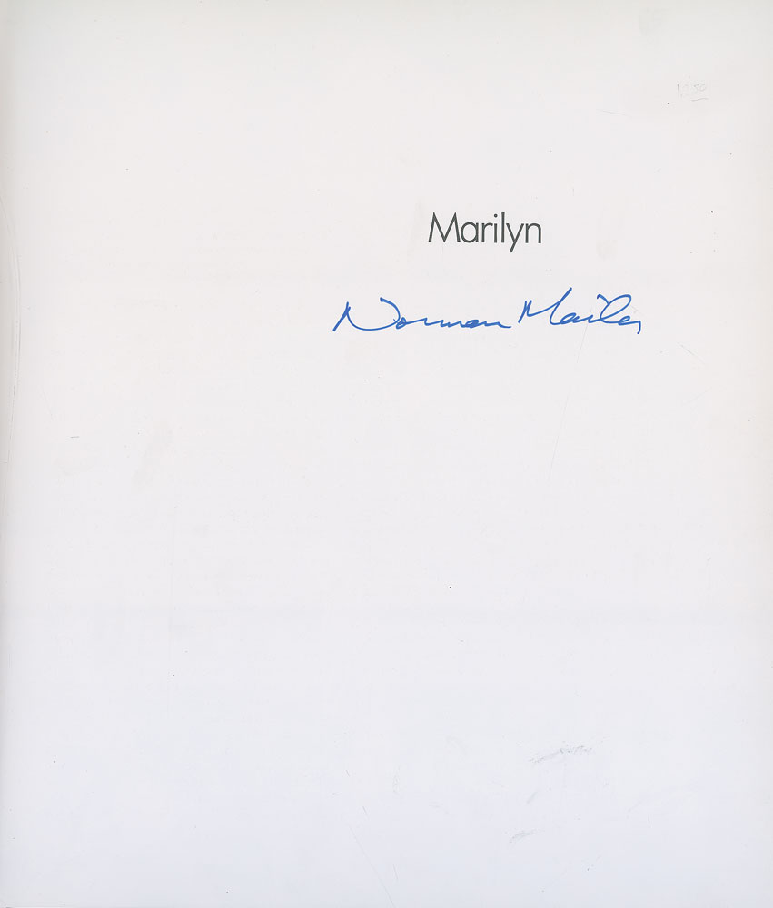 Lot #2584 Norman Mailer Signed Book