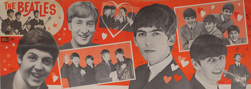 Lot #2057 Beatles Poster