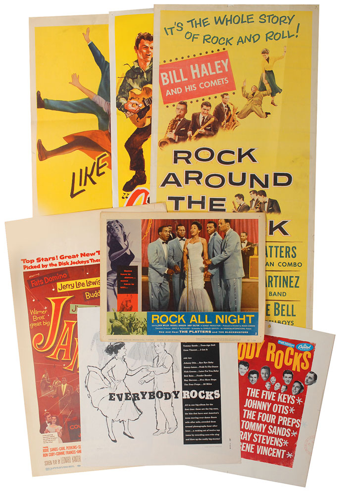 Lot #2226  Collection of Rock ‘N’ Roll Posters