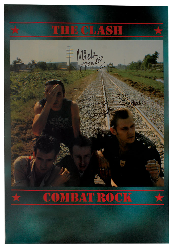 the clash combat rock poster