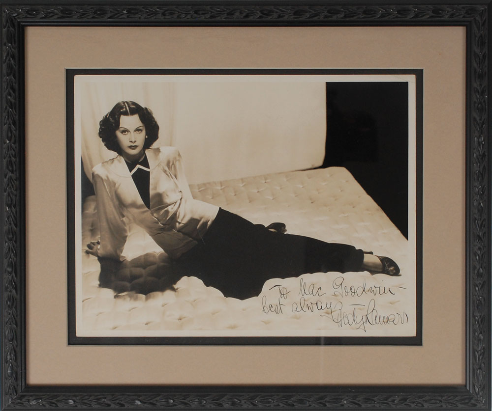 Lot #2503 Hedy Lamarr Oversized Signed Photograph