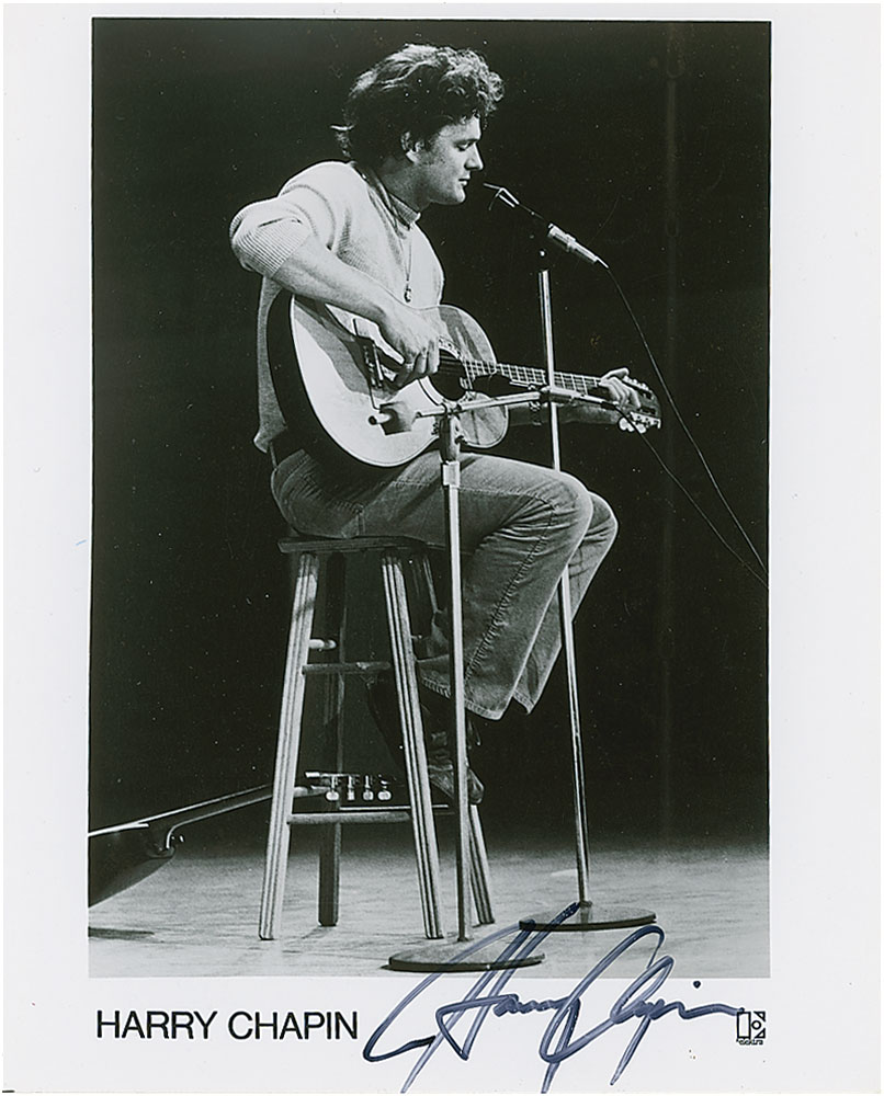 Lot #2326 Harry Chapin Signed Photograph
