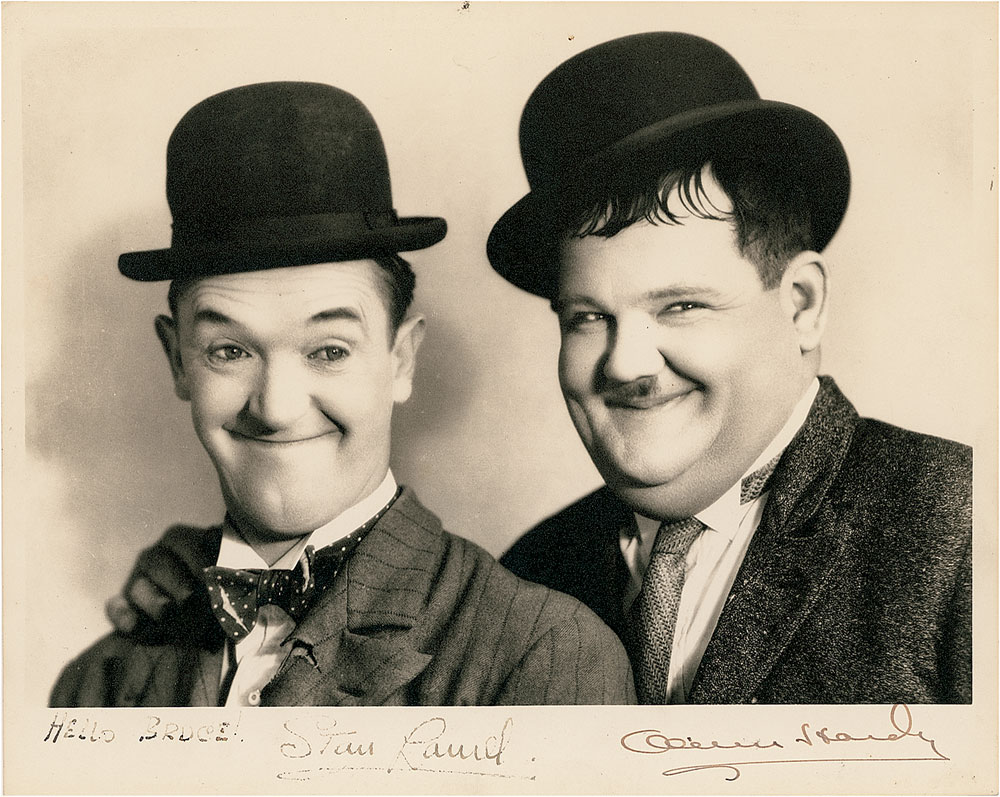 Lot #759 Laurel and Hardy