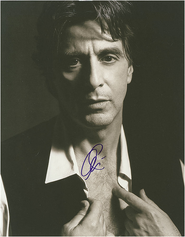Lot #2567 Al Pacino Oversized Signed Photograph