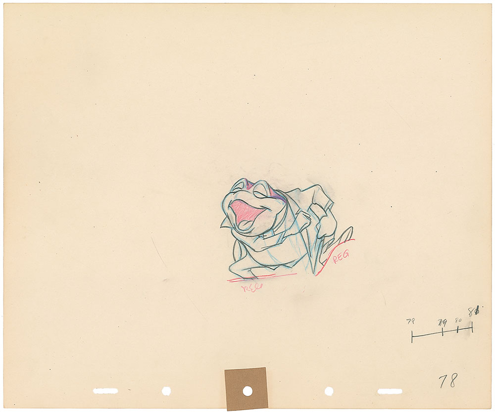 Lot #1064 Toad production drawing from The