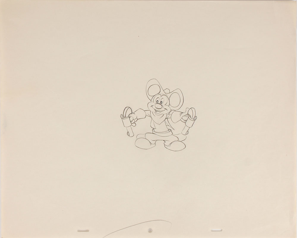 Lot #1084 Mickey Mouse production drawing from