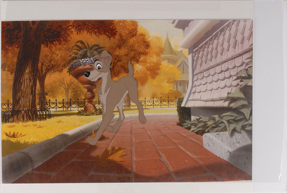 Lot #1079 Tramp production cel from Lady and the