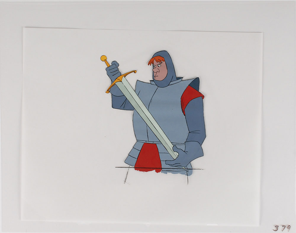 Lot #1106 Sir Kay production cel from The Sword in