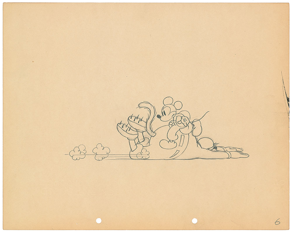 Lot #1042 Mickey Mouse and Black Pete production