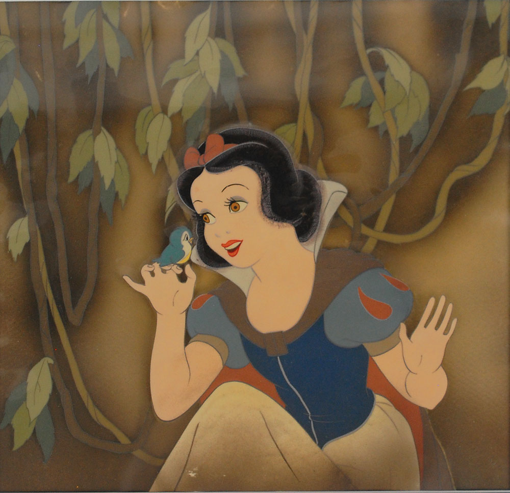 Lot #1023 Snow White and Bluebird production cels from Snow White and the Seven Dwarfs - Image 2