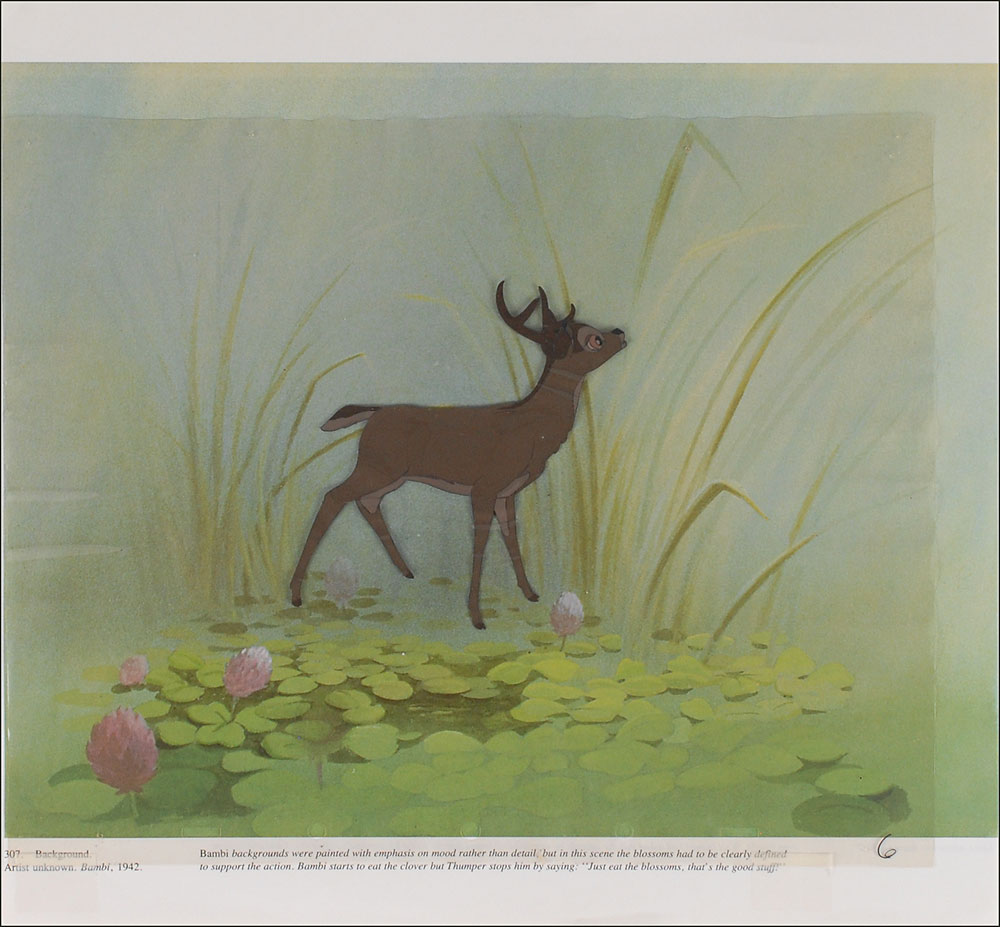 Lot #1053 Bambi production cel from Bambi