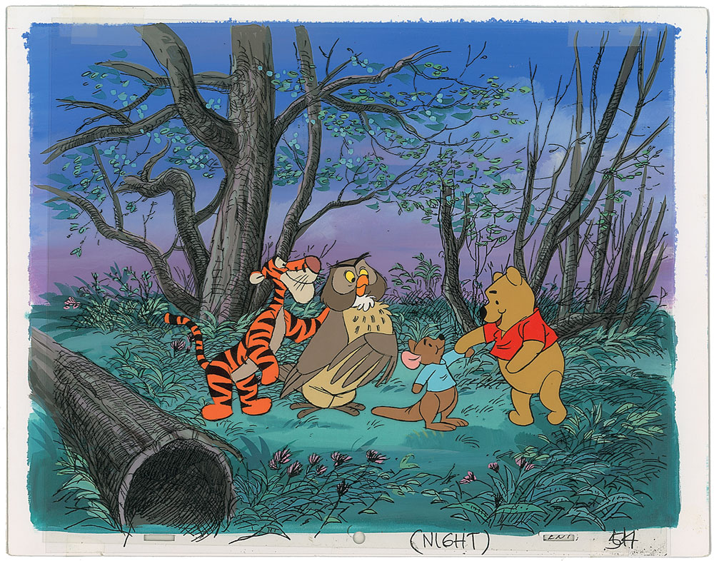 Lot #1120 Pooh, Owl, Tigger, and Roo production