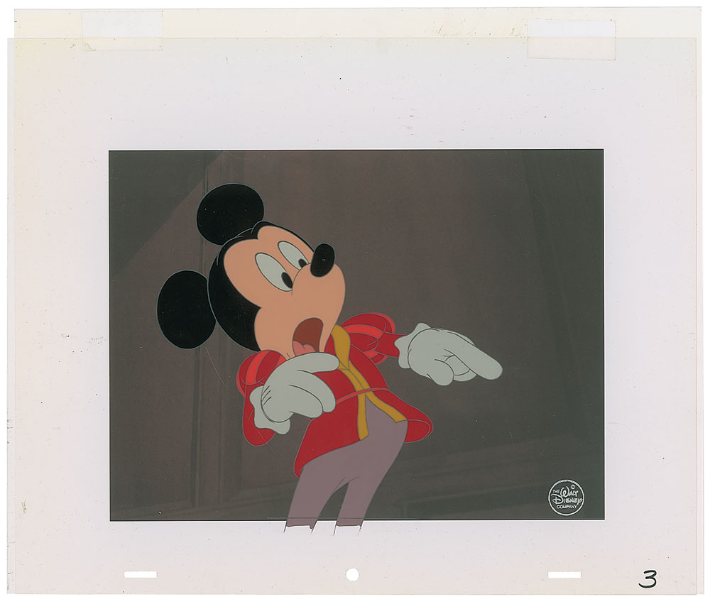 Lot #1123 Mickey Mouse production cel from Prince