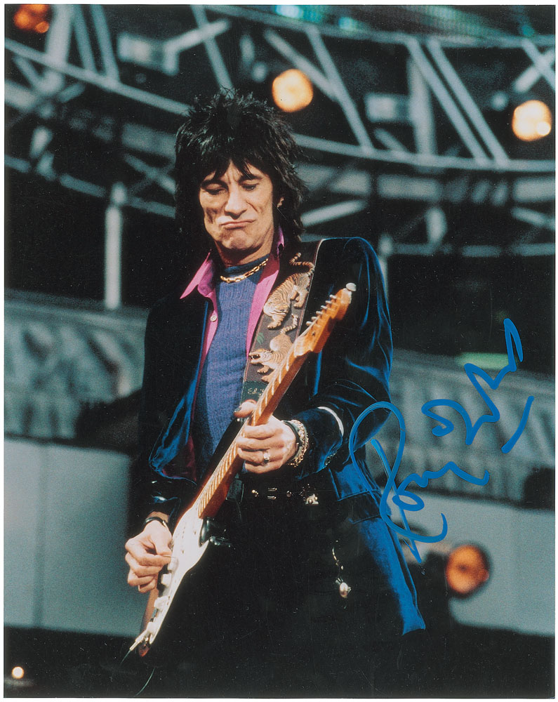 Lot #854 Rolling Stones: Ronnie Wood