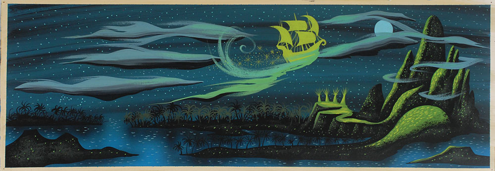 Lot #1073 Mary Blair concept art from Peter Pan