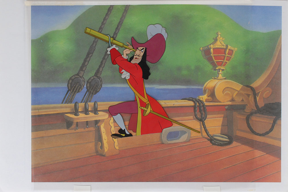 Lot #1116 Captain Hook production cel from Peter