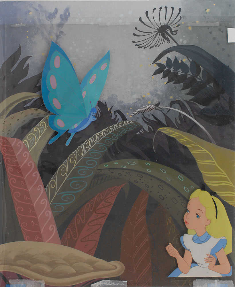 Lot #1070 Alice and Butterfly production cels from