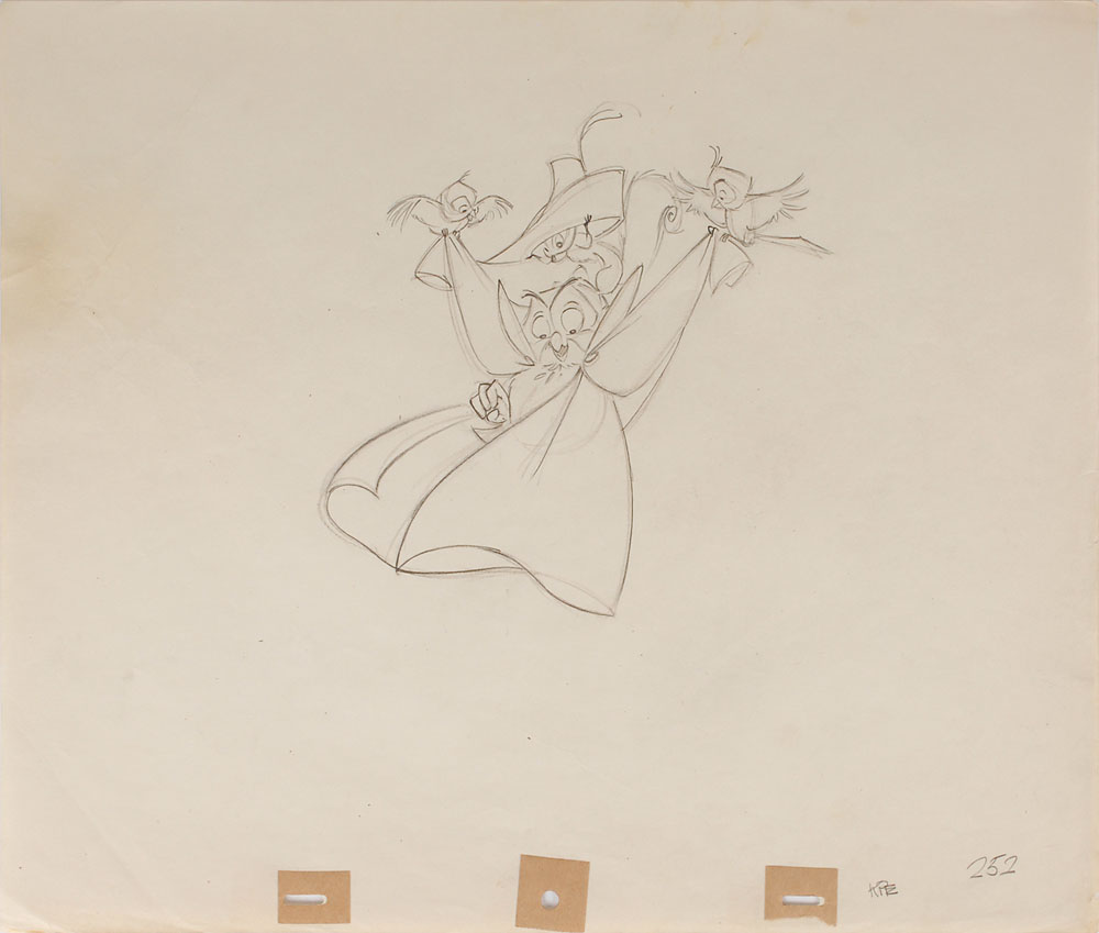 Lot #1126 Mock Prince production drawing from