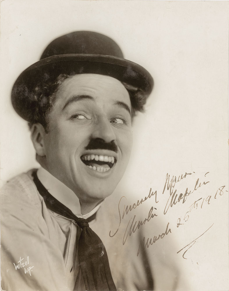 Lot #860 Charlie Chaplin