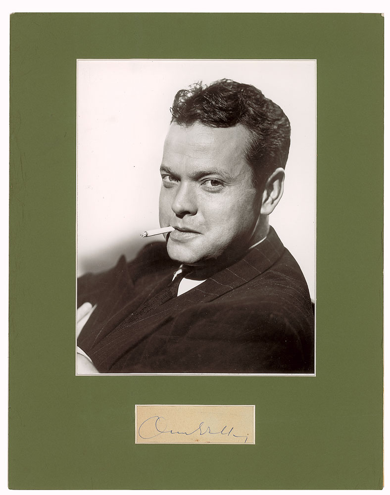 Lot #987 Orson Welles