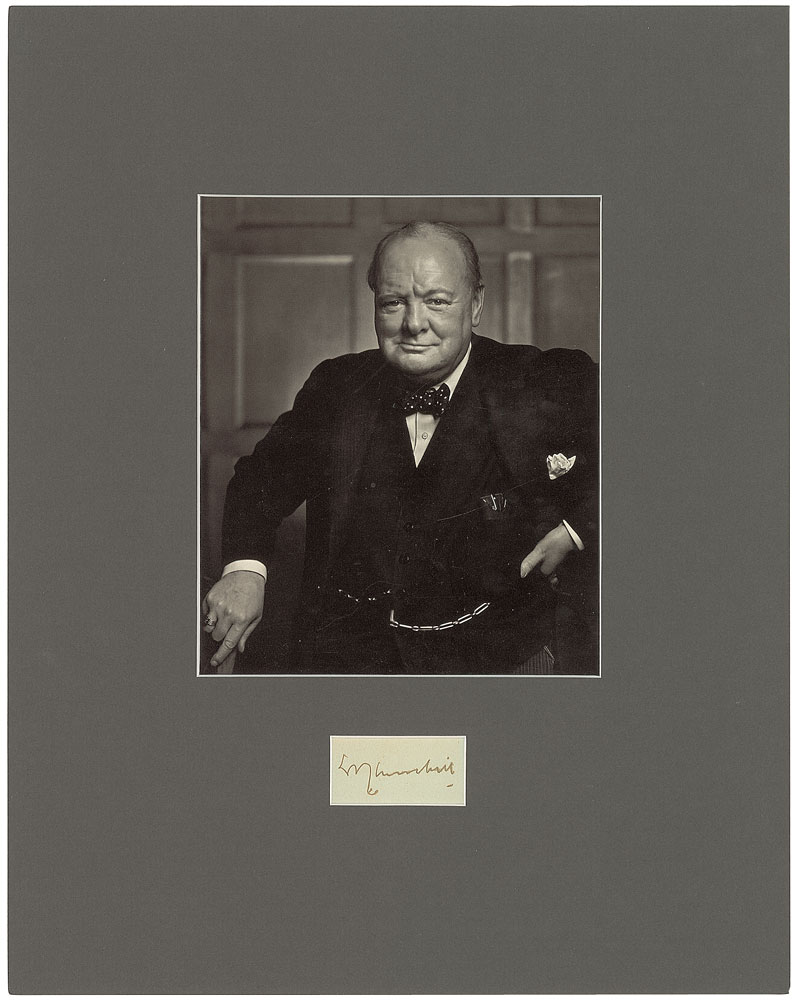 Lot #215 Winston Churchill