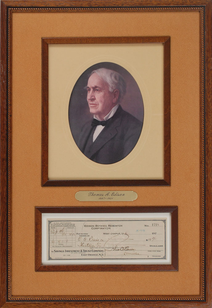 Lot #187 Thomas Edison