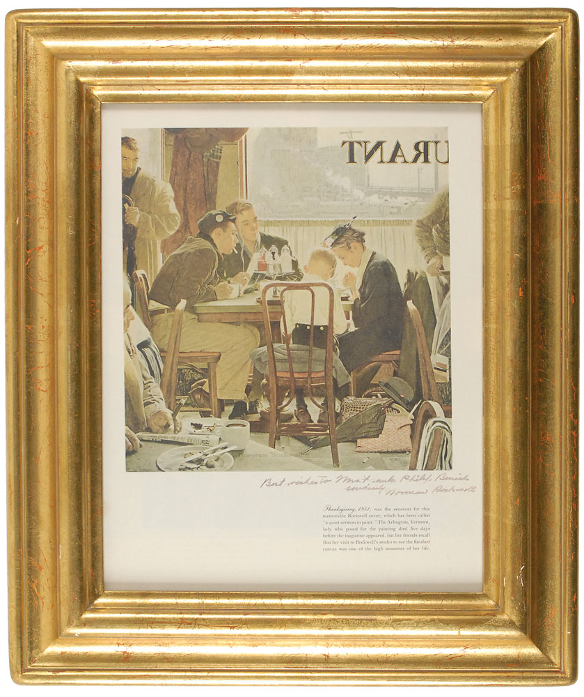 Lot #652 Norman Rockwell