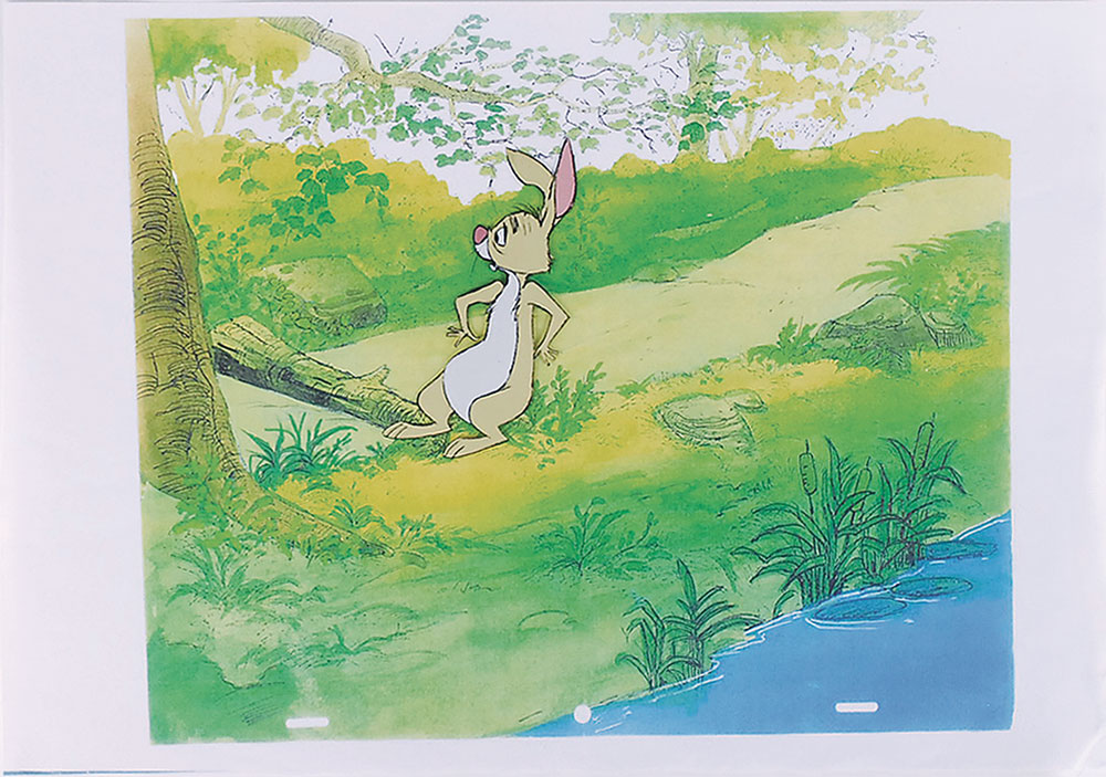 Lot #1144 Rabbit production cel from Winnie the