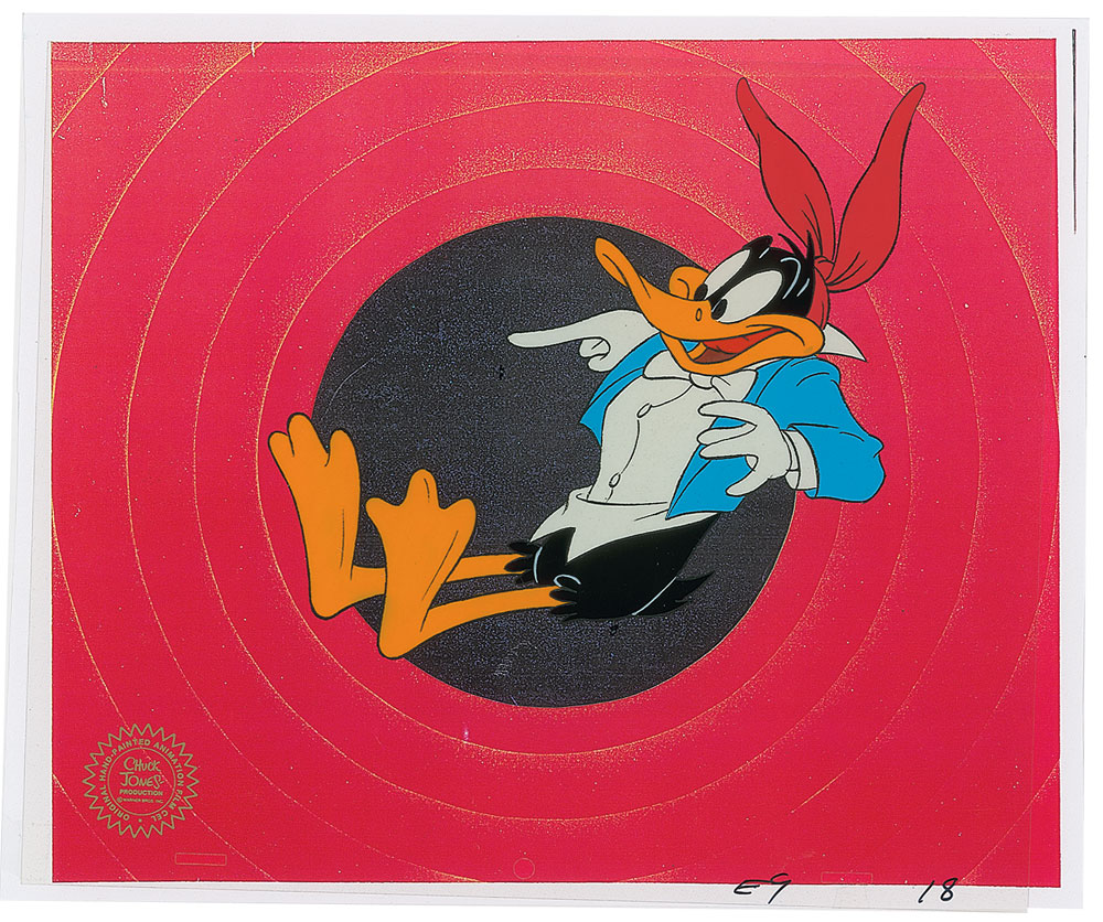 Lot #1205 Daffy Duck production cel from Carnival