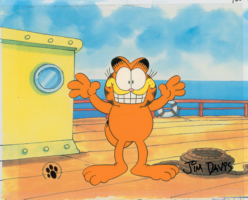 Lot #1260 Garfield production cel from Garfield