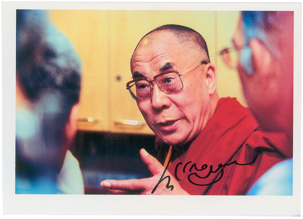 Lot #262 Dalai Lama