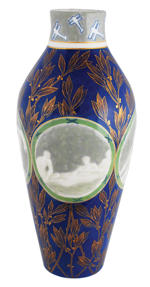 Lot #3014 Paris 1924 Summer Olympics Set of Two Sevres Vases - Image 5