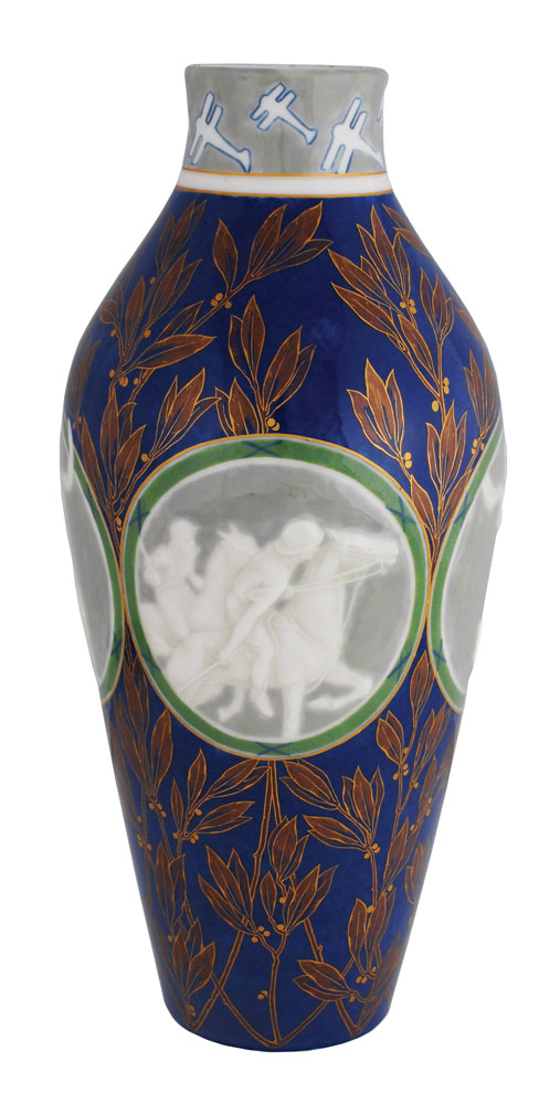 Lot #3014 Paris 1924 Summer Olympics Set of Two Sevres Vases - Image 7