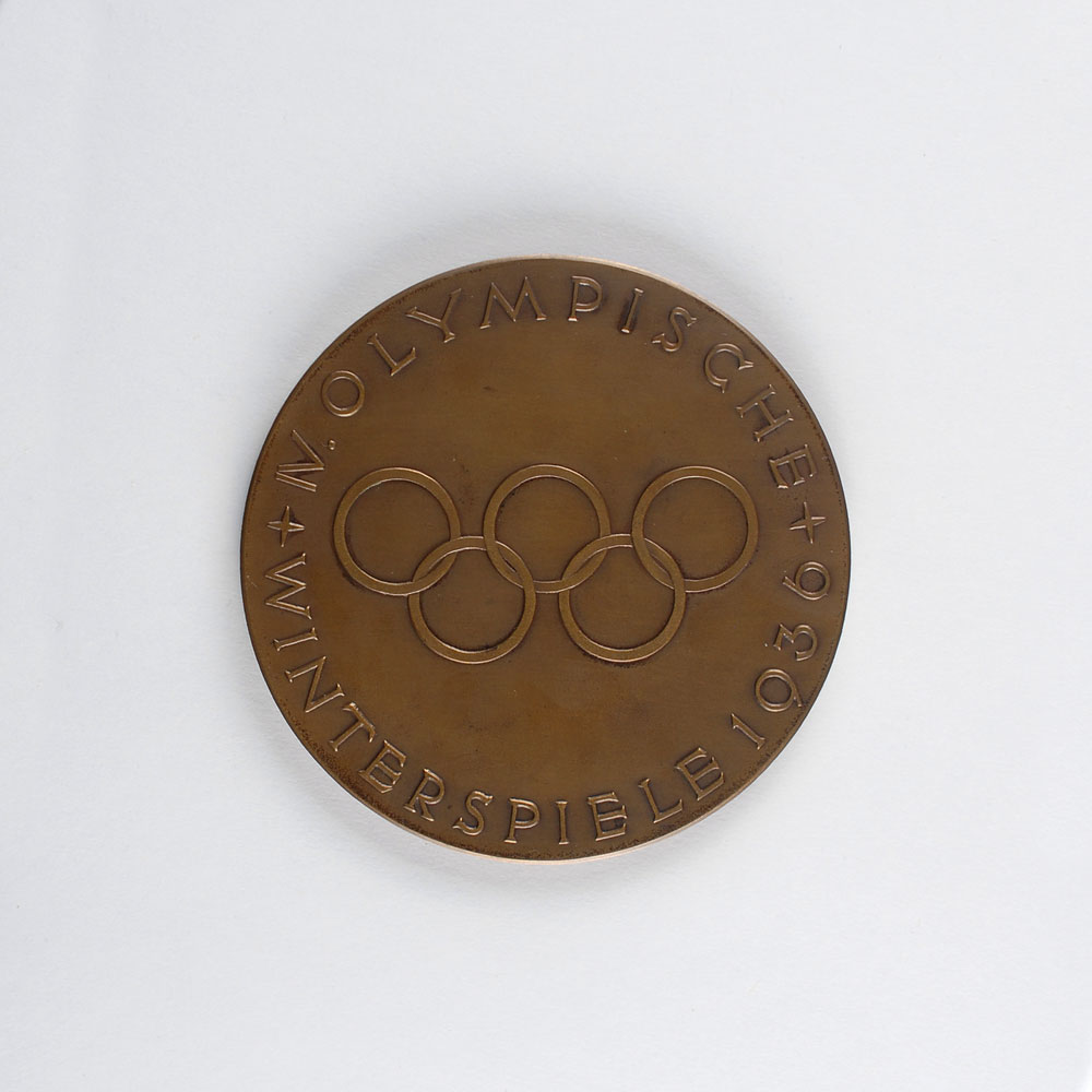 Lot #3030 Garmisch 1936 Winter Olympics Winner’s Medal Prototype