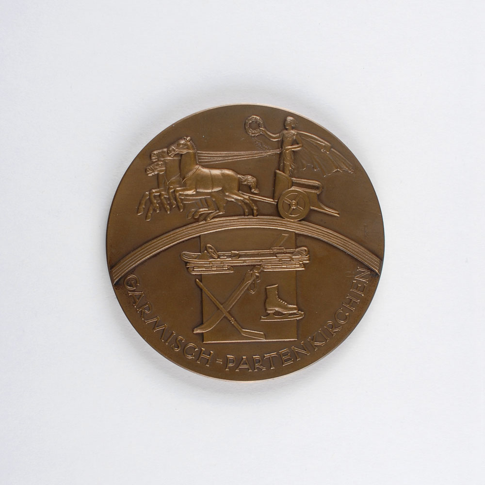 Lot #3030 Garmisch 1936 Winter Olympics Winner’s Medal Prototype - Image 2