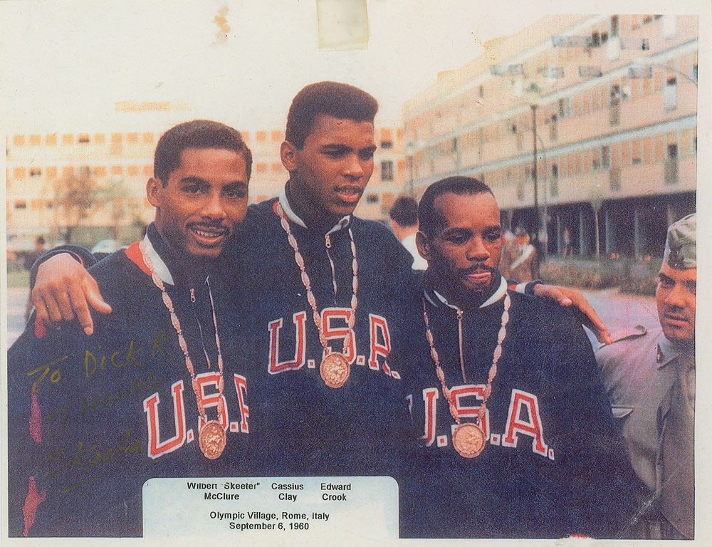 Lot #3046  Rome 1960 Summer Olympics Gold Winner’s Boxing Medal Awarded to Wilbert ‘Skeeter’ McClure - Image 7
