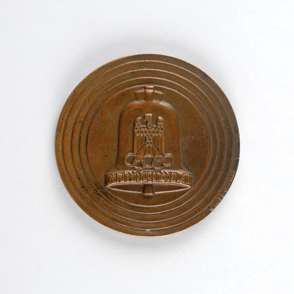 Lot #3032 Berlin 1936 Summer Olympics Participation Medal - Image 2