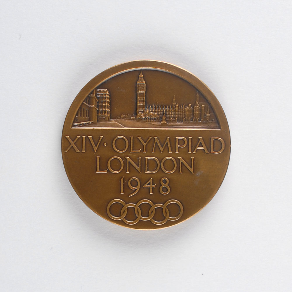 Lot #3037 London 1948 Summer Olympics Participation Medal