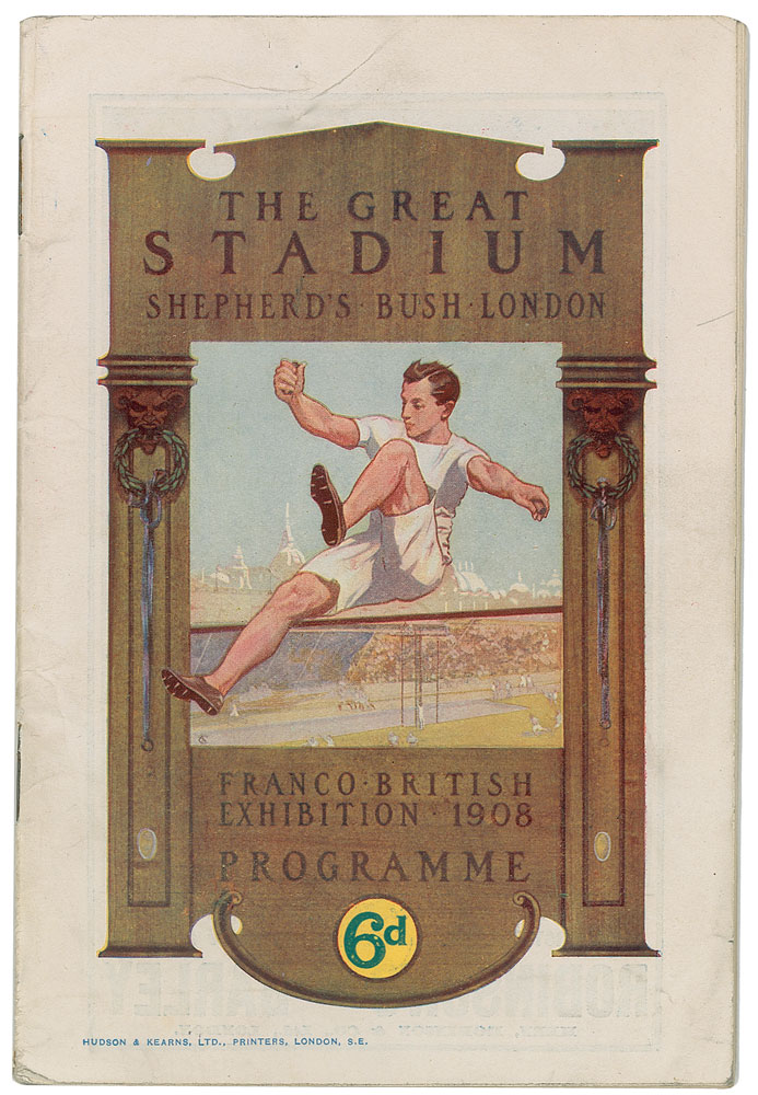 Lot #3009 London 1908 Olympics Program