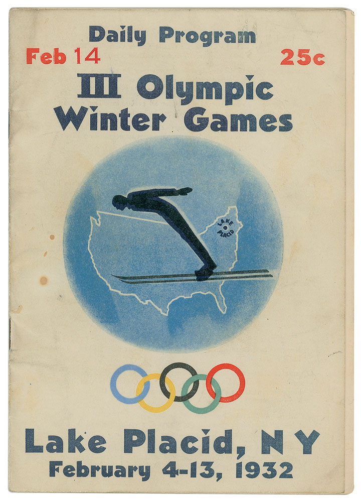 Lot #3022 Lake Placid 1932 Winter Olympics Set of Five Programs - Image 3