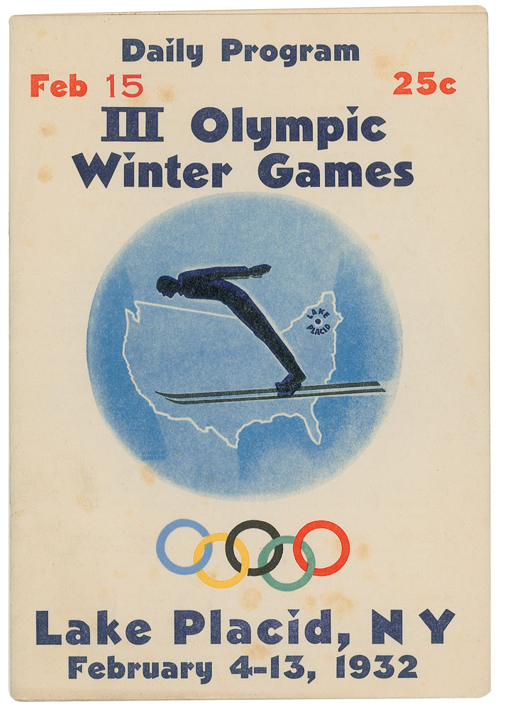 Lot #3022 Lake Placid 1932 Winter Olympics Set of Five Programs - Image 4